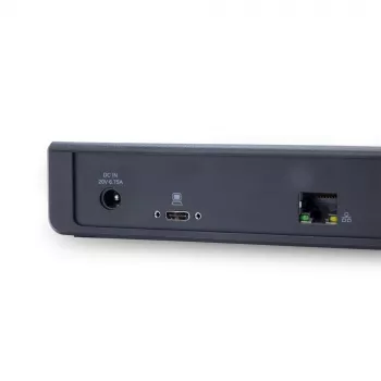TERRA 1480374 USB-C dokstacija ar diviem 4K displejiem, 96W uzlāde, melna
