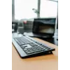 CHERRY KW 3000 bezvadu tastatūra Universāla RF Wireless QWERTY US International Melna