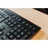 CHERRY KW 3000 bezvadu tastatūra Universāla RF Wireless QWERTY US International Melna