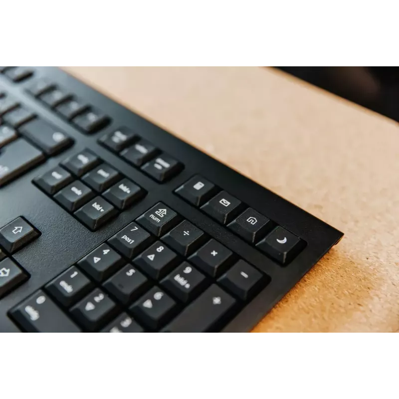 CHERRY KW 3000 bezvadu tastatūra Universāla RF Wireless QWERTY US International Melna