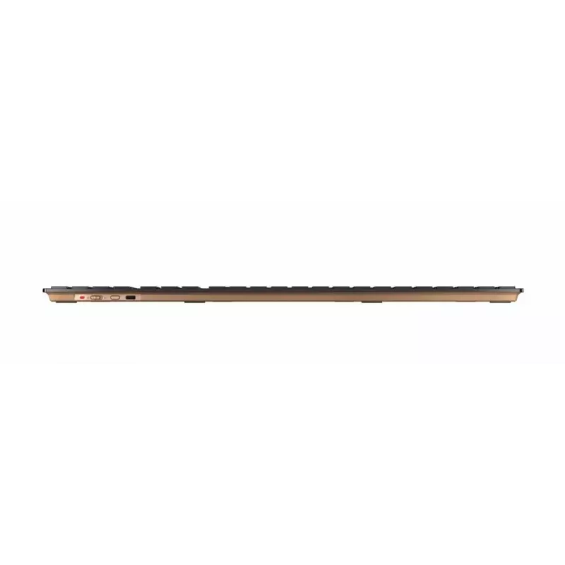 Cherry DW 9100 Slim bezvadu klaviatūras un peles komplekts, itāļu izkārtojums, melns/bronzas