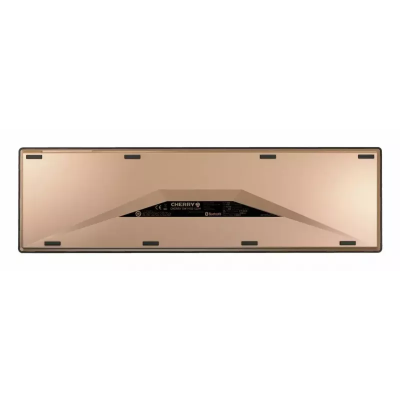 Cherry DW 9100 Slim bezvadu klaviatūras un peles komplekts, itāļu izkārtojums, melns/bronzas