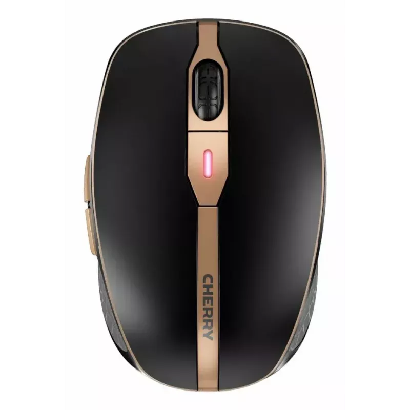 Cherry DW 9100 Slim bezvadu klaviatūras un peles komplekts, itāļu izkārtojums, melns/bronzas