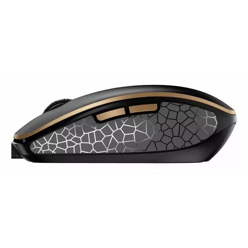 Cherry DW 9100 Slim bezvadu klaviatūras un peles komplekts, itāļu izkārtojums, melns/bronzas
