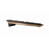 Cherry DW 9100 Slim bezvadu klaviatūras un peles komplekts, itāļu izkārtojums, melns/bronzas
