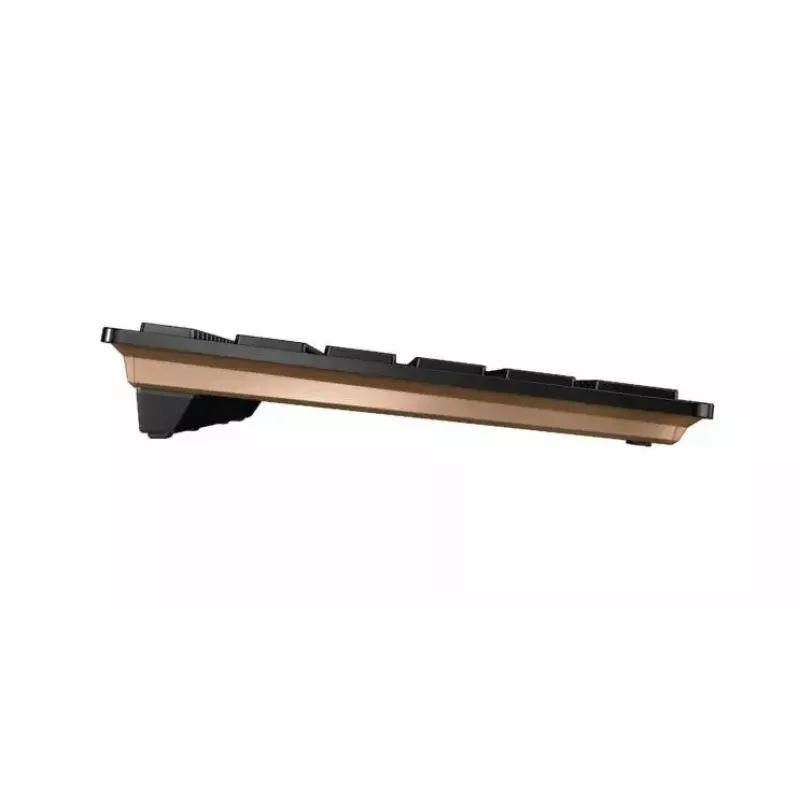Cherry DW 9100 Slim bezvadu klaviatūras un peles komplekts, itāļu izkārtojums, melns/bronzas