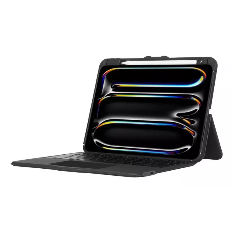 Targus VersaVu Spāņu Bluetooth Tastatūra ar Skārienpaliktni iPad 13 collām Melna