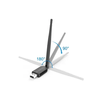 Conceptronic ABBY07B Bluetooth 5.1 USB adapteris ar ārējo antenu