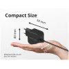 Conceptronic OZUL04BE 67W GaN USB PD lādētājs ar iebūvētu USB-C kabeli