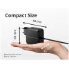 Conceptronic OZUL05BE lādētājs mobilajām ierīcēm, universāls, melns, AC, iekštelpām