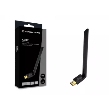 Conceptronic ABBY17B Bluetooth 5.3 USB adapteris ar ārējo antenu, liela darbības attāluma