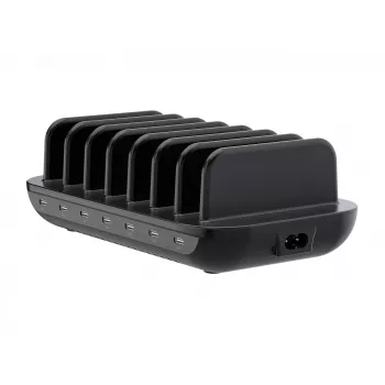 Conceptronic OZUL07B 160W 7-Portu USB PD Lādēšanas Stacija, 7x USB-C, PD 3.0
