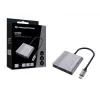 Conceptronic DONN13G 4-in-1 USB-C dokstacija ar HDMI, USB-C PD un USB 3.0, pelēka