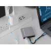 Conceptronic DONN13G 4-in-1 USB-C dokstacija ar HDMI, USB-C PD un USB 3.0, pelēka
