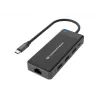 Conceptronic DONN14G dokstacija/portu replicētājs Vadu USB 3.2 Gen 1 (3.1 Gen 1) Type-C Pelēks