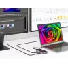 Conceptronic DONN14G dokstacija/portu replicētājs Vadu USB 3.2 Gen 1 (3.1 Gen 1) Type-C Pelēks