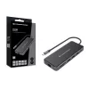 Conceptronic DONN15G 12-in-1 USB-C dokstacija, pelēka