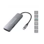 Conceptronic DONN11G 6-in-1 USB-C dokstacija, HDMI, 100W USB PD, USB 3.0, USB 2.0, SD, MicroSD