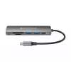 Conceptronic DONN11G 6-in-1 USB-C dokstacija, HDMI, 100W USB PD, USB 3.0, USB 2.0, SD, MicroSD