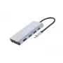 Conceptronic DONN20G 10-in-1 USB 3.2 Gen 1 Docking Station, HDMI, VGA, USB-A 3.0 x3, SD, TF/MicroSD, Audio, GbE LAN, 100W USB PD