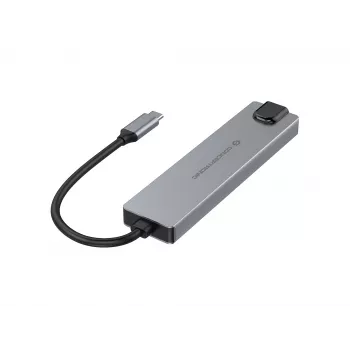 Conceptronic DONN29G 6-in-1 USB 3.2 Gen 2 Docking Station, 4K60Hz HDMI, USB-A 10Gbps x 2, USB-C 10Gbps, GbE LAN, 140W USB PD 3.1