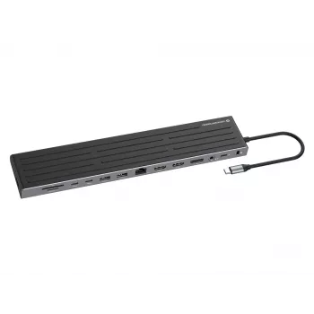 Docking stacija Conceptronic DONN32B 14-in-1 USB 3.2 Gen 1 HDMI DP