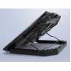 Conceptronic THYIA ERGO 2-Fan Gaming Laptop Cooling Stand, 43.2 cm (17 collas), 2 ventilatori, Vadība ar pogām, Melns, Zils, Zaļš, Sarkans, Ķīna