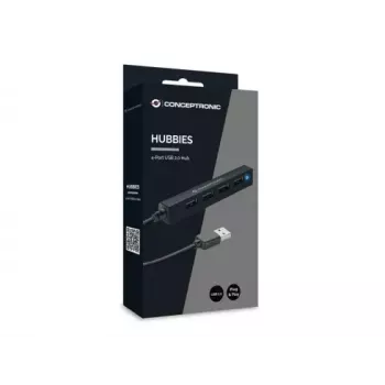 USB Hubs Conceptronic HUBBIES 4 portu USB 2.0 Hub