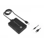 Conceptronic HUBBIES 4-Port USB 3.0/2.0 Hub, 90cm kabelis, USB 3.2 Gen 1 (3.1 Gen 1) Type-A, Melns