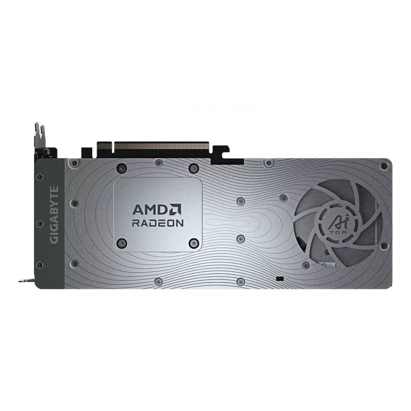 GIGABYTE Radeon AI PRO R9700 AI TOP 32G grafiskā karte - 32GB GDDR6, 256 bitu, PCI-E 5.0, 2920MHz kodola pulkstenis, 3 x DP, 1 x HDMI, GV-R9700AI TOP-32GD