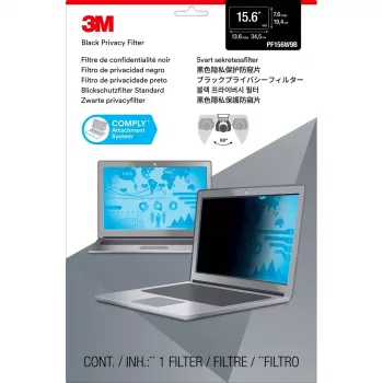 Privātuma filtrs 3M PF15.6W9B 15.6 collu platā ekrāna klēpjdatoram