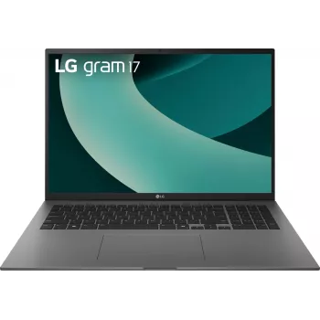 Portatīvais dators LG Gram 17ZB90TL Copilot+ — 17 collu 2.5K (2560x1600), Intel Core Ultra 7 256V, 16 GB LPDDR5x, 1 TB SSD, Wi‑Fi 7, Windows 11 Pro, Pelēks