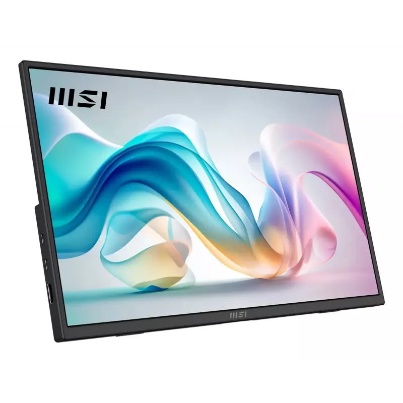 Portatīvais monitors MSI PRO MP165DE E6 15.6 collu Full HD IPS 1920×1080 USB-C HDMI VESA Melns