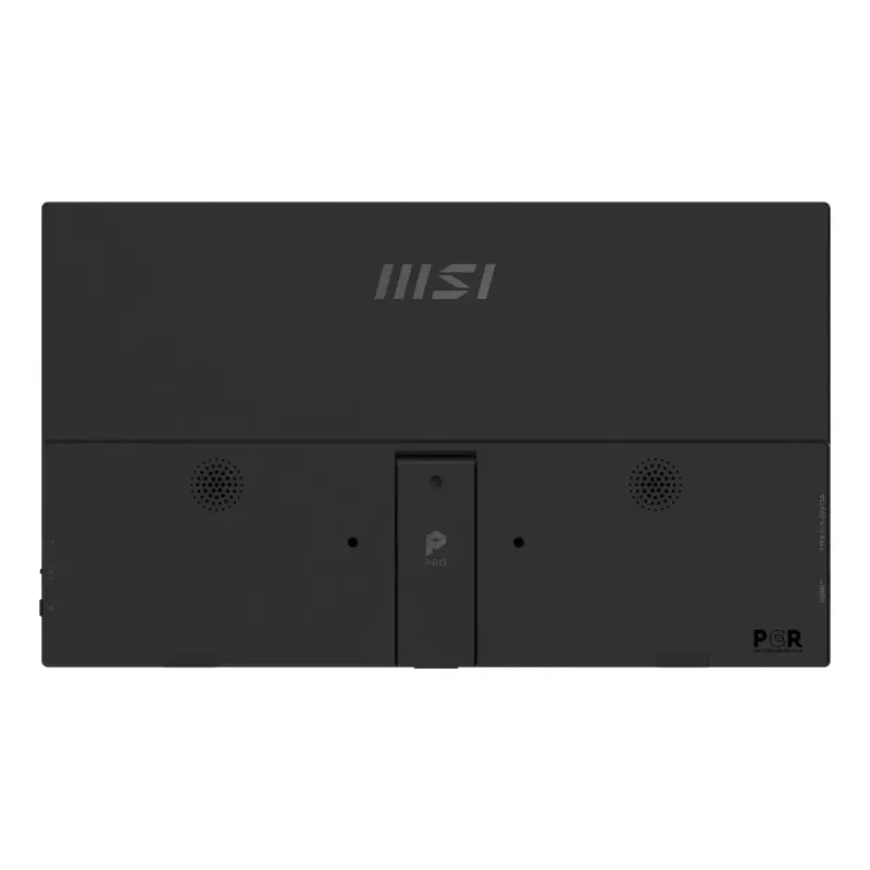 Portatīvais monitors MSI PRO MP165DE E6 15.6 collu Full HD IPS 1920×1080 USB-C HDMI VESA Melns