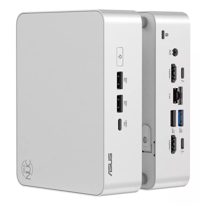 ASUS NUC 15 Pro+ RNUC15CRSV500002 barebone mini dators, Intel Core Ultra 5 vPro, Wi-Fi 7, Bluetooth 5.4