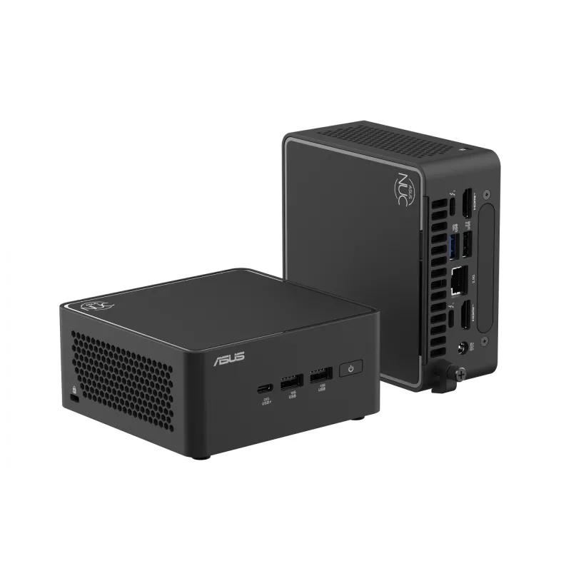 ASUS NUC 15 Pro Tall Kit RNUC15CRHV500002 mini PC (barebone), DDR5 līdz 96 GB, Wi-Fi 7, Bluetooth 5,4