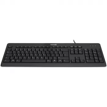 TERRA 1500 vadu tastatūra [US/EU] USB QWERTY melna
