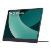 LG 17MT70 Pārnēsājams monitors, Melns, Nerūsējošs tērauds 43.2 cm (17 collas) LED 2560 x 1600 pikseļi