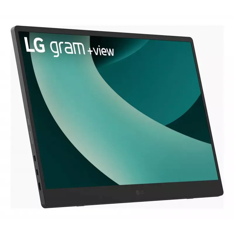 LG 17MT70 Pārnēsājams monitors, Melns, Nerūsējošs tērauds 43.2 cm (17 collas) LED 2560 x 1600 pikseļi