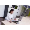BakkerElkhuizen Evoluent 4 Wireless, labā roka, vertikāls dizains, lāzers, RF bezvadu, 2600 DPI, melns, zils