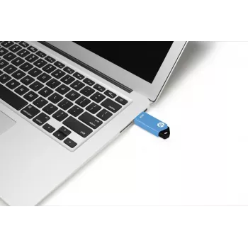 HP v150w USB zibatmiņa 64 GB USB Type-A 2.0 Melna, Zila