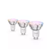 Philips Hue White and colour ambience Essential GU10 – viedais prožektors – 345 lm – 4.7W – 3 iepakojumā