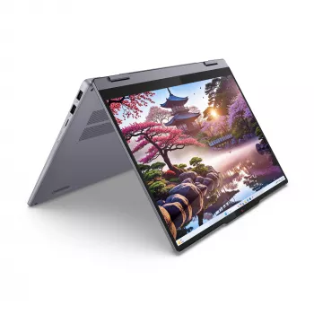 Lenovo IdeaPad 5 2-in-1 14AKP10 Copilot+ PC AMD Ryzen™ AI 7 350 Hibrīds (2-in-1) 35,6 cm (14 collu) Skārienekrāns WUXGA 16 GB LPDDR5x-SDRAM 512 GB SSD Wi-Fi 7 (802.11be) Windows 11 Home Pelēks