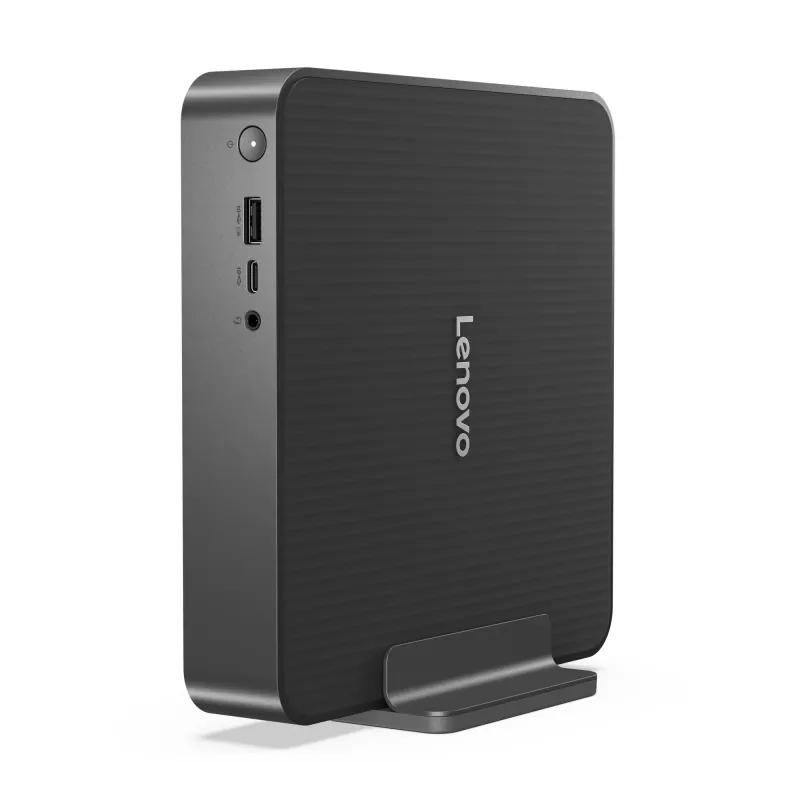 Lenovo IdeaCentre Mini 01IRH10R Intel Core 7 240H 32 GB DDR5-SDRAM 1 TB SSD Windows 11 Home Mini PC Pelēks