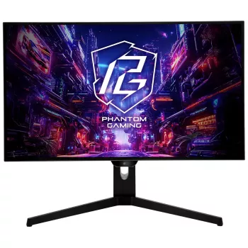 Datora monitors ASRock PGO27QFS 27 collas 2560x1440 Quad HD OLED WOLED, 0,03 ms, 275 cd/m², USB-C, VESA, augstuma regulējams
