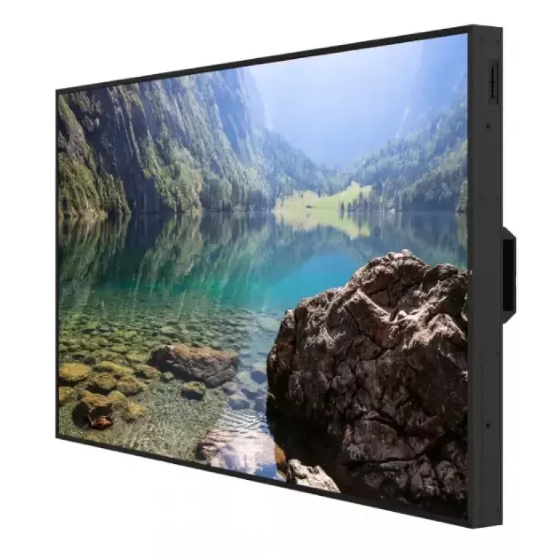 Digitālās izkārtnes plakanpanelis Hisense 55WH80F — 55 collas (139,7 cm) LED, 4K UHD, 4000 cd/m², Android 11, 24/7, ADS panelis, 8 ms, VESA, melns