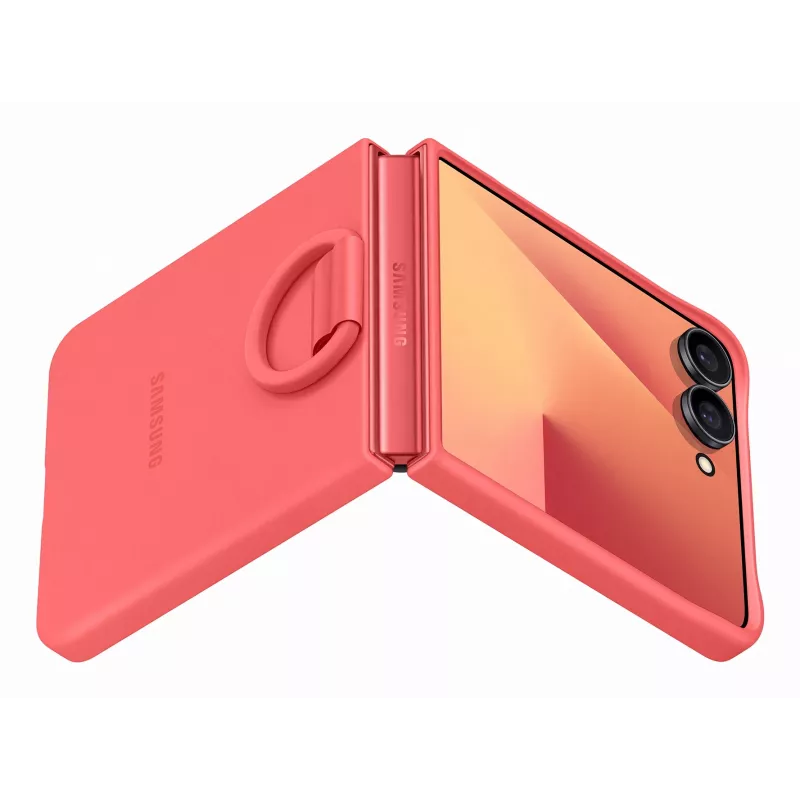 Samsung Ring Case viedtālruņa maciņš 17.4 cm (6.85 collas) Vāks Sarkans
