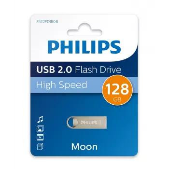 Philips Moon Edition USB zibatmiņa 128 GB USB Type-A 2.0 Sudraba