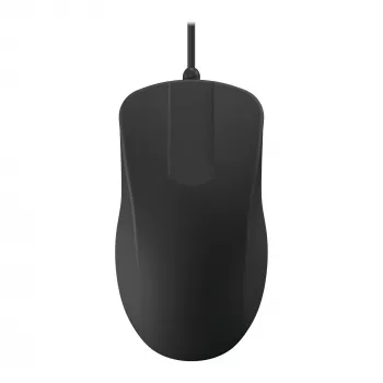 Contour Design Active Key AK-PMH1 medicīnas ClassicClean pele, optiskā, 800 DPI, ritināšanas sensors, pilnībā noslēgta, dezinficējama, abām rokām, vadu USB, melnā krāsā