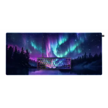 Mehāniskā tastatūra Cherry NORTHERN LIGHT Bundle 65% QWERTZ vācu USB RGB 2 m kabelis daudzkrāsains
